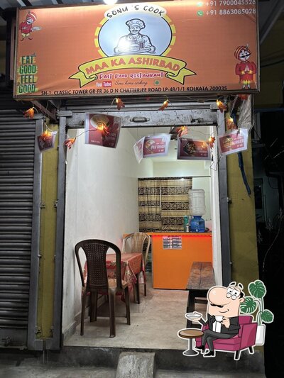 The interior of Sonu's kitchen