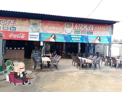 The interior of Nirman dhaba