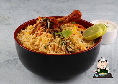 Food at Edwin Biryani Hotel