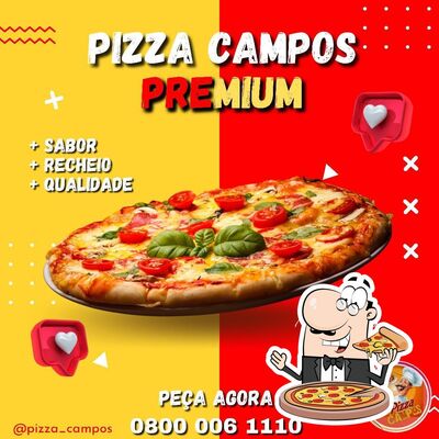 No Tele Pizza Campos, você pode conseguir pizza