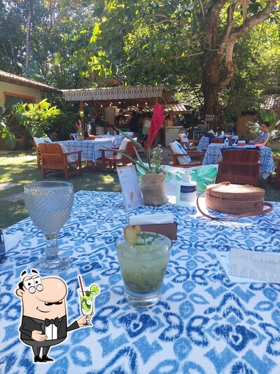 Você pode pedir uma bebida do menu