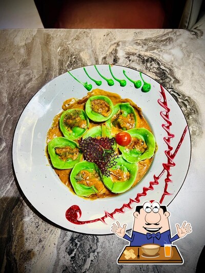 Food at Enigma Restaurant
