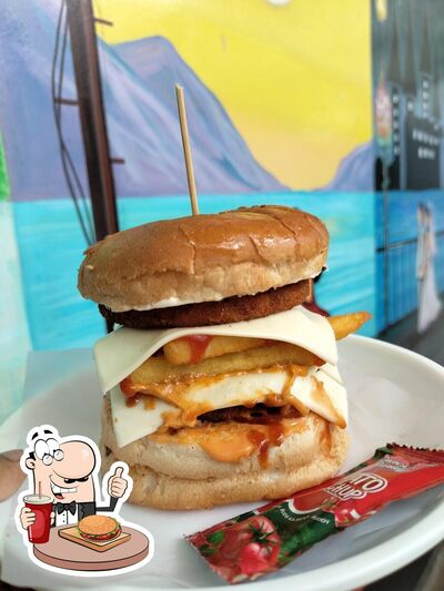 Try out one of the burgers available at Sai restaurant and cafe