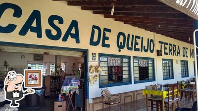 O interior do Terra de Minas restaurante e lanchonete