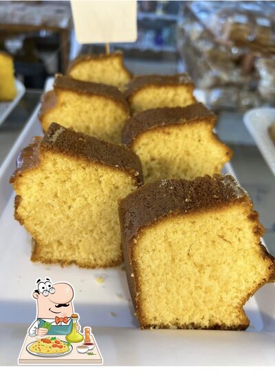 Comida em Panificadora Doce Pão