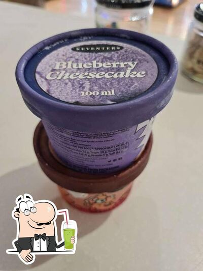 Order various drinks available at Keventers Ice Cream