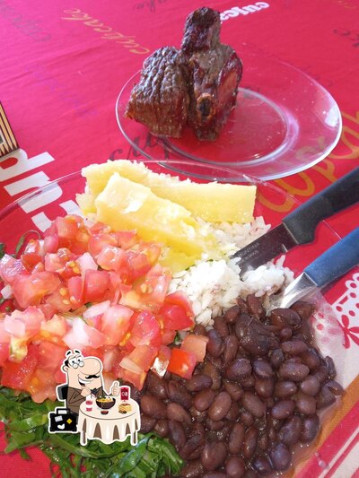 Comida em Restaurante Gaúcha