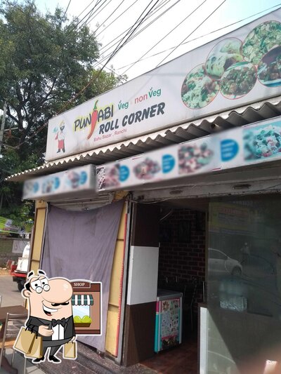 Check out the outside part of Punjabi Roll Corner