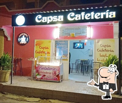 L'intérieur de Cafeteria Capsa