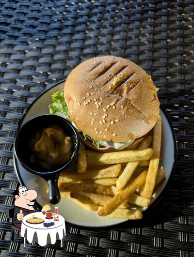 Treat yourself to a burger at Fifth Ember Cafe