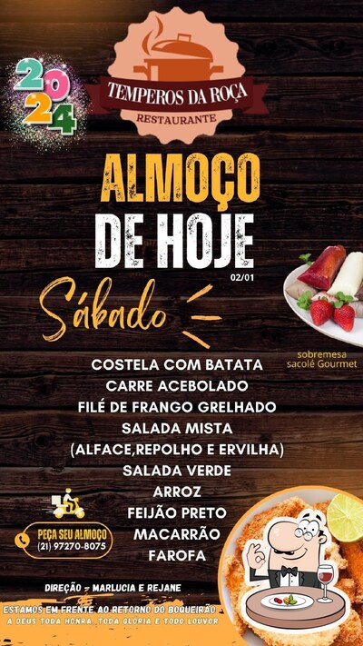 Platos en Restaurante TEMPEROS DA ROÇA