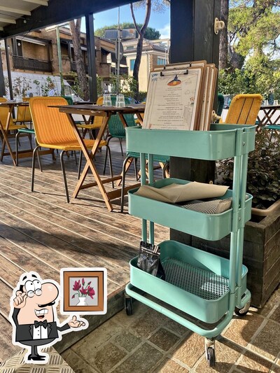 Installez-vous à l'une des tables de Scima - Roma