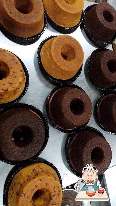Não esqueça de experimentar uma sobremesa no Pizzaria e Bolos Fonte do Sabor