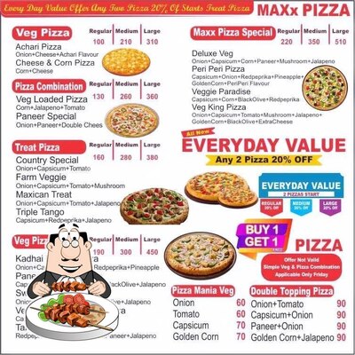 Meals at Maxx pizza