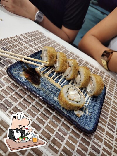 Comida em Ben sushi