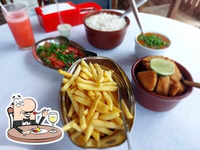 Comida em Pesque pague paraiso