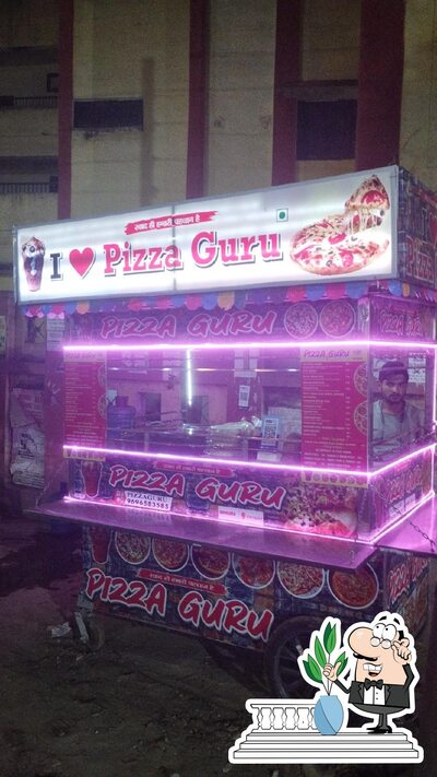 The exterior of Pizza Guru