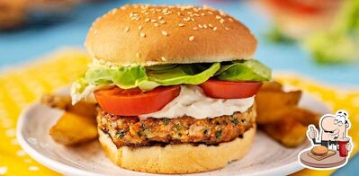 Treat yourself to a burger at Meesha Fast Food