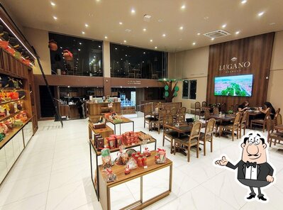 O interior do Lugano Taguatinga - Cafeteria e Chocolateria