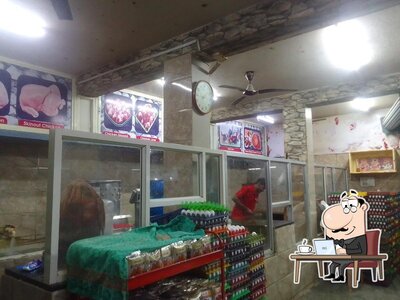 The interior of Taja Chicken Centre