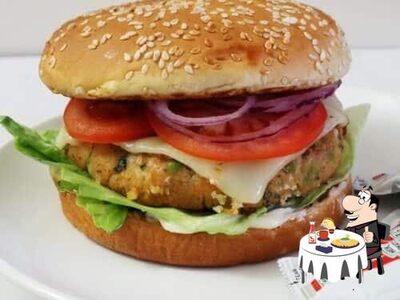 Order a burger at Rapid Bite