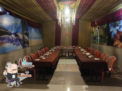 The interior of Hotel Raviprakash