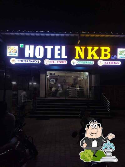 The outside part is an important feature of NKB Restaurant