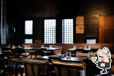 Take a seat at one of the tables at Kioki