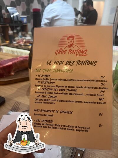 Plats à Les Gros Tontons de Paname