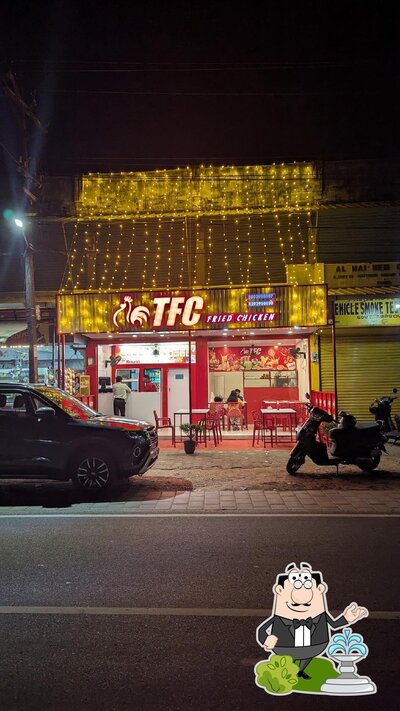 Enjoy the view at the outside area of TFC Fried Chicken