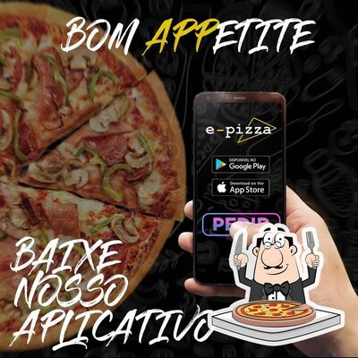 Escolha pizza no E-Pizza