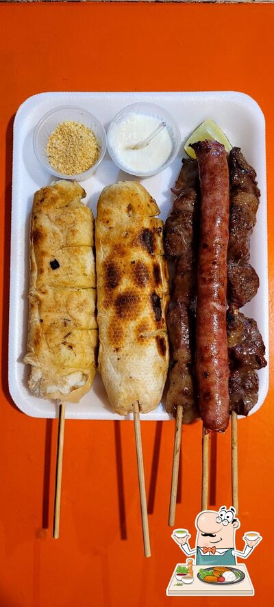 Platos en Espetinhos do Trailer