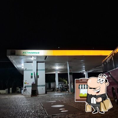 a área exterior é uma característica importante do Posto Petrobras