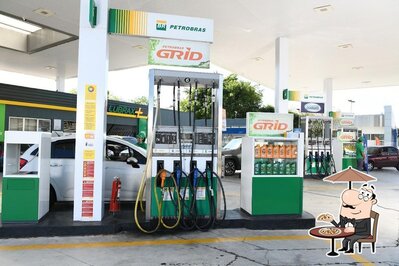 Você pode espairecer no na área externa do Posto Petrobras