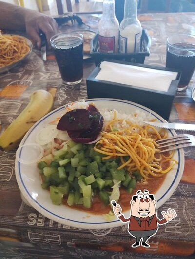 Comida em Restaurante Canto Da Siriema
