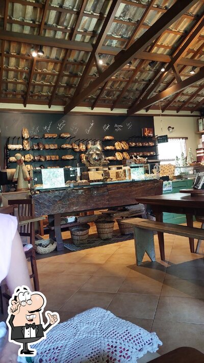 O interior do Farinha e Água