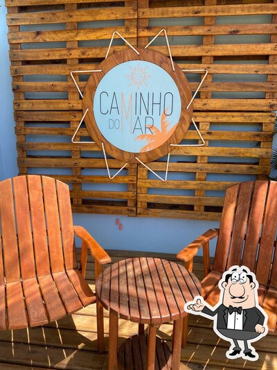 O interior do Bar Caminho do Mar