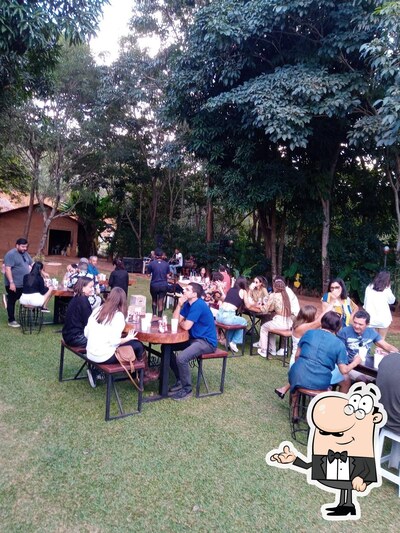 O interior do Restaurante e Pousada Capim Massambará