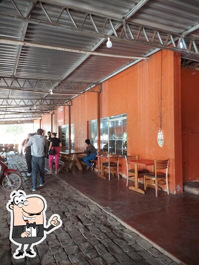 Você pode espairecer no na área externa do Restaurante da Serrinha