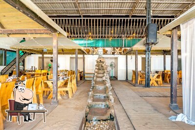 Check out how The Gazebo World Of Veg - Veg Restaurant Wakad looks inside