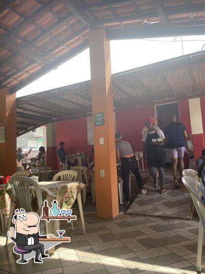 O interior do Restaurante de Linda