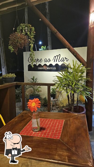 Veja imagens do interior do Crepe ao mar
