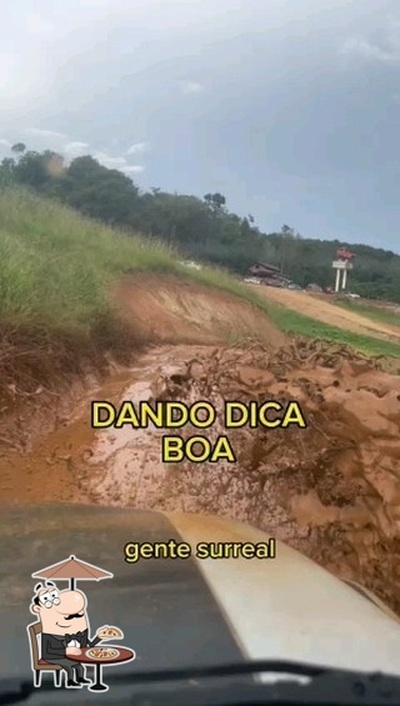 O exterior do Quiosque bar off road