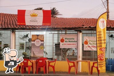 O interior do Pizzaria da Mainha