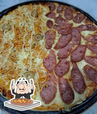 No Pizzaria Bom Sabor qno 16 ceilandia, você pode conseguir pizza