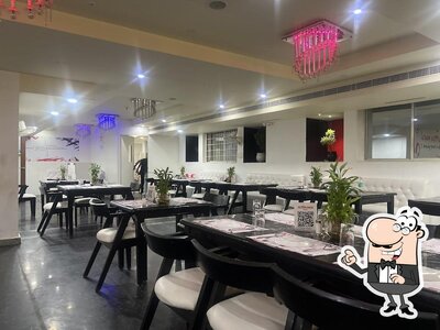 Take a seat at one of the tables at Mutton Mafia
