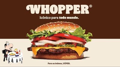 Deguste um dos hambúrgueres oferecidos no Burger King