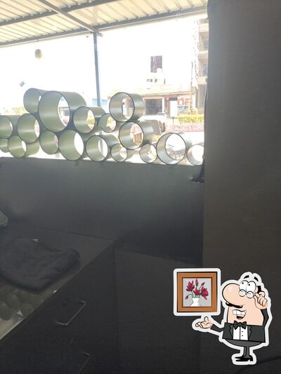 The interior of Sai Ram Mallareddy Family Dhaba & Restaurant