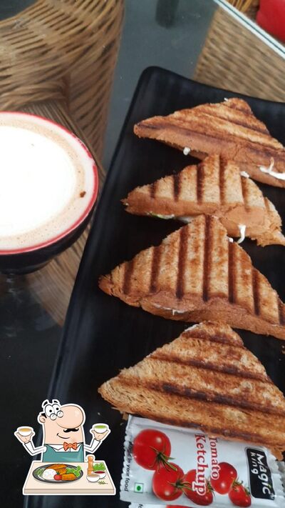 Food at Fly high cafe