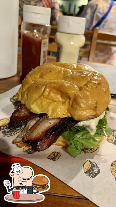 Delicie-se com um hambúrguer no Mahalo